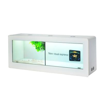 China Custom LCD Video Wall , Toughened Glass Panel Transparent Lcd Touch Screen for sale