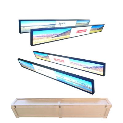 China Wall Mounted Ultra Wide Digital Signage , Metal Shell Waterproof Lcd Display for sale
