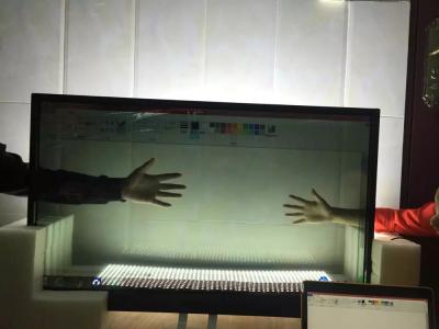 Chine Réfrigérateur coloré avec l'écran tactile d'affichage à cristaux liquides, réfrigérateur transparent d'affichage à cristaux liquides de taille flexible à vendre
