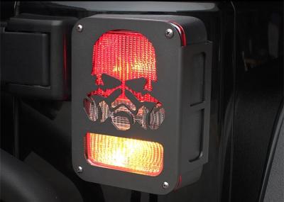 Chine Encadrements en acier de phare de Chrome de voiture de lampe de queue pour le cowboy 2007 - 2017 de jeep JK, style d'ingénieur/style d'Iron Man à vendre