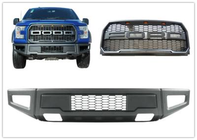 China Ford F150 2015 2017 Raptor Style Steel Front Bumper Bar and Front Grille for sale