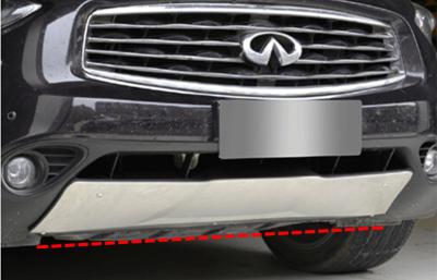 China Protetor abundante do carro de aço inoxidável, placa do protetor dianteiro para INFINITI FX35/QX70 2009 - 2014 à venda