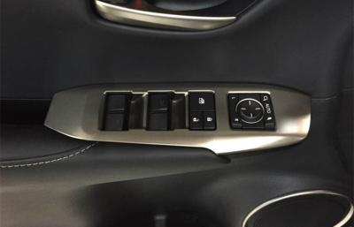 China Piezas interiores autos cromadas del ajuste para la cubierta 2015 de interruptor de la ventana de LEXUS NX en venta