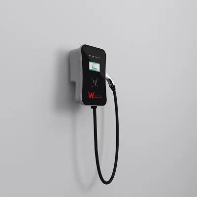 China 32A 3phase AC EV Charging Station With OCPP WIFi Load Balancing for sale