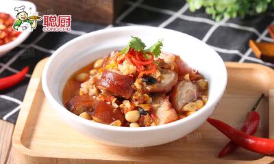 China Congchu Precooked Heat To Eat Food Pigtail Glial With Soybean for sale