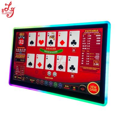 Chine Les mains multi de jeu de RHUM 32 gagne le panneau visuel de jeu de poker de jeu de fente de PatTable de gros lot progressif à vendre à vendre