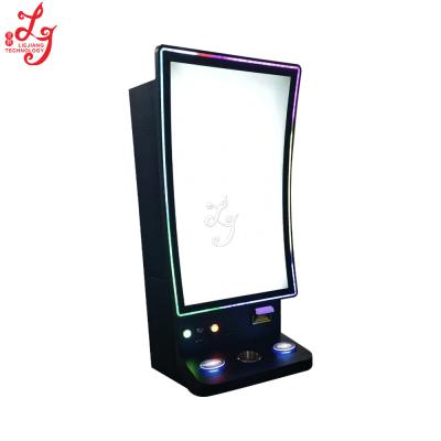 China 32 inch Curved Wall Mounted Metal Cabinet Gaming Slot Machines For Sale for sale