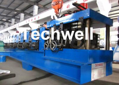 China 17 Main Rollers Cold / Hot Roll Forming Machine For Thickness 1.5 - 3.0mm CZ Purlin for sale