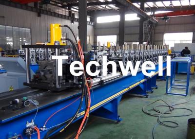China Steel Structure Racking Roll Forming Machine For Shelf Rack Beam With Hydraulic Cutting TW-RACK for sale