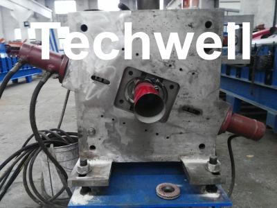 China Round Downspout Machine with Hydraulic Cutting / Downspout Roll Forming Machine for sale