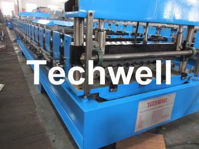 China 0.2mm Roofing Corrugated Sheet Roll Forming Machine with 0 - 15m/min Speed for sale