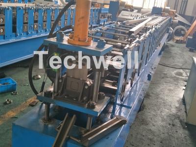 China C Purlin Cold Rolling Forming Machine / Cold Rolled Lipped Purlin Channel Machine For 0-15m/min for sale