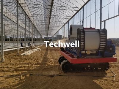 China Hydroponics Growing Portable Gutter Machine For Planting Strawberries, Tomatoes for sale