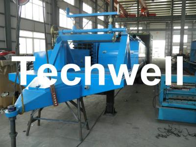 China Electric Control Trailer Mounted K Span Roll Forming Machine For Arched Roof Panel for sale