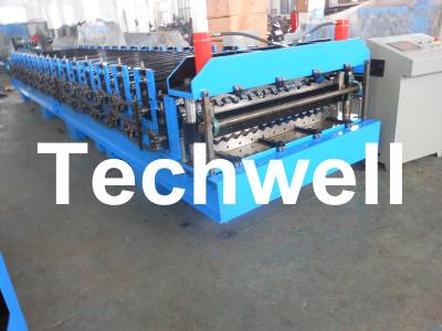 China Automatical Double Layer Roof Wall Panel Roll Forming Machine With 0.3 - 0.8mm Thickness for sale