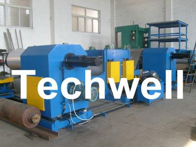 China Steel Coil Embossing Machine Composed of Decoiler, Embossing Roll, Tension and Recoiler for sale