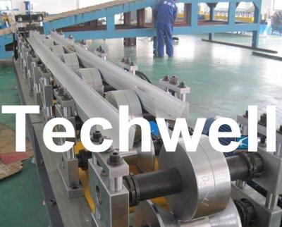 China Chain Transmission aluminium Portable Gutter Machine 15m/min for sale