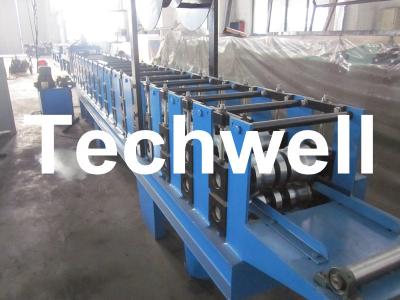 China Manaul Hydraulic Decoiler Half Round Gutter Forming Machine For 0.4-0.8mm Thickness Sheet for sale