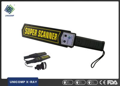 China Super Scanner Hand Held Metal Detector 22KHz Frequency UNX3003B1 For Hotel Metro for sale