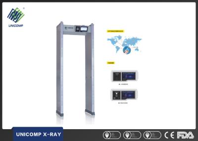 China 33 Zones WalkThrough Metal Detector UNX330 For Mall Exhibition Hall Security for sale