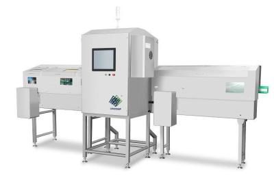 China Comida completamente automática de Unicomp a través de la máquina de X Ray para la cadena de producción de la bebida en venta