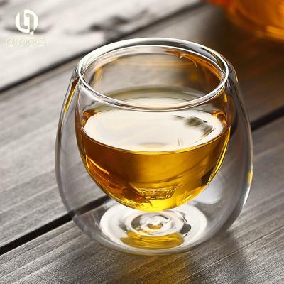 China Factory Direct Wholesale borosilicate drinking small glass tea cup at lowest price for sale