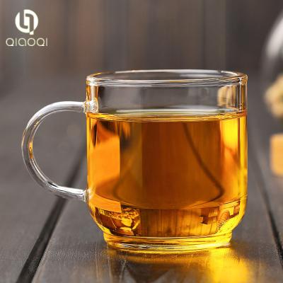 China Useful Cheap small clear glass tea cup 120ml for sale