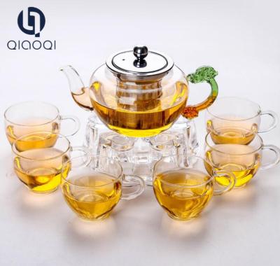 China Fast Delivery Excellent Performance supply glass teapot set for sale