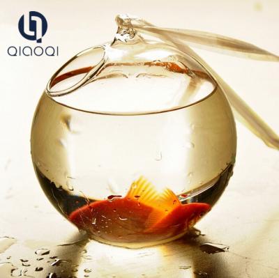 China Clear glass oblique mouth fish tank for sale