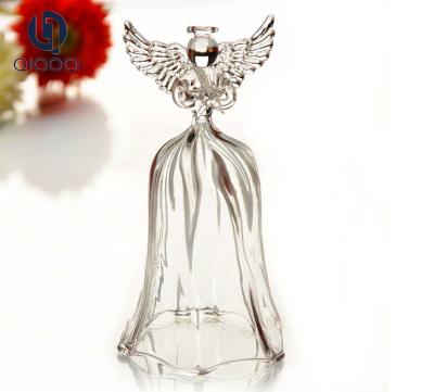 China wholesale desk decoration trasparent glass praying angel for sale