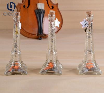 China 20ml 200ml 350ml Tower shape glass bottle for decoration for sale
