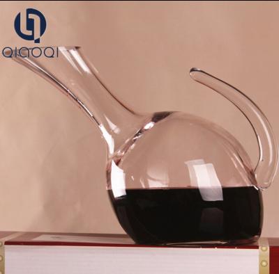 China 1250ml lead free crystal glass wine Decanter Handmade for sale