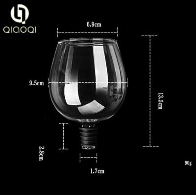 China Creative glass wine cup glass decanter for sale