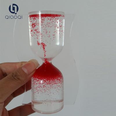China Useful China supplier manufacture acrylic resin liquid oil hourglass sand timer for sale