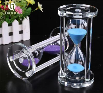 China Colorful Crystal Craft Crystal Hourglass for Wedding Favor Gift for sale