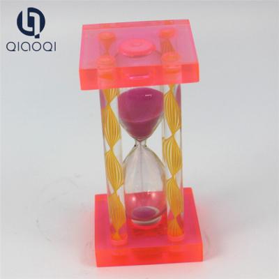 China Crystal Glass For kids mini plastic sand timer hourglass Wholesale for sale