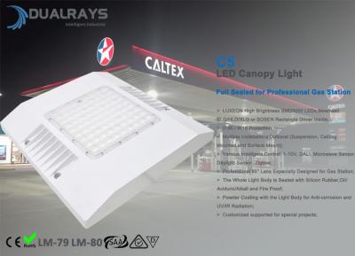 China Aluminum Housing LED Canopy Light LED High Bay Retrofit Recessed Explosion-proof Gas Station Light for sale