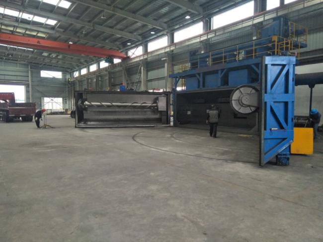 High Efficiency Swing Door Wire Rod Shot Blasting Sand Blasting Machine Equipment