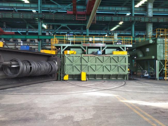 High Efficiency Swing Door Wire Rod Shot Blasting Sand Blasting Machine Equipment