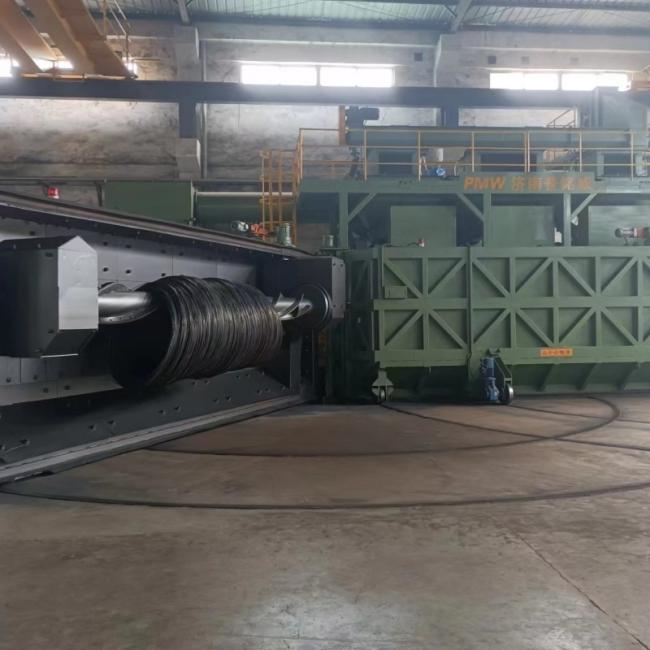 Special Titanium Alloy Wire Flat Door Shot Blasting Machine