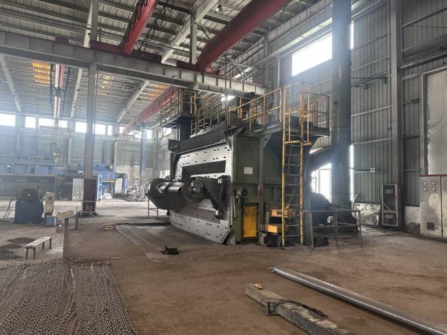 Pmw3850 Abrator Double-Position Turnover Door Wire Rod Shot Blasting Machine