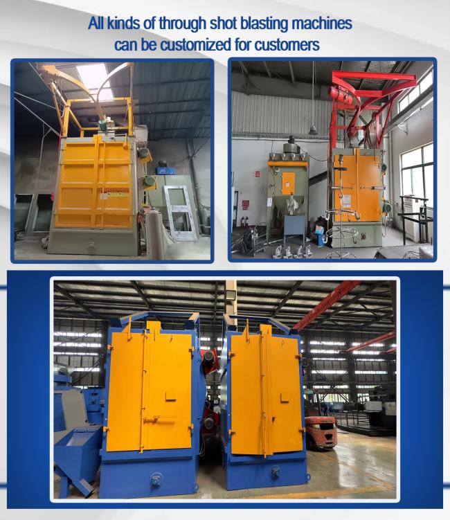 Hook Type Shot Blasting Cleaning Equipment with Ggd Standard Electrical Cabinet.