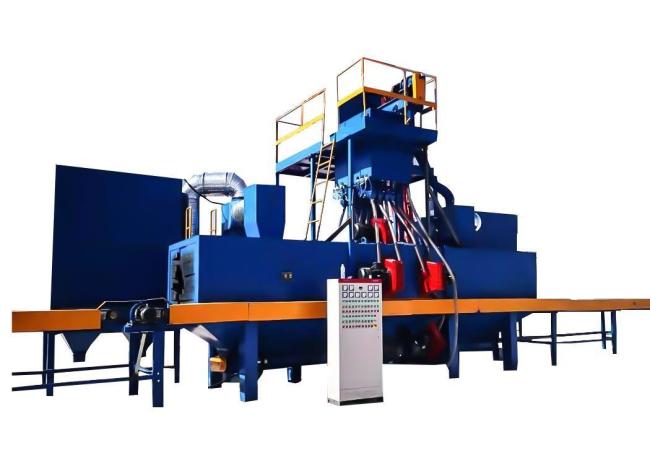 Roller Through Shot Blasting Machine with Aluminium Alloy Castings
