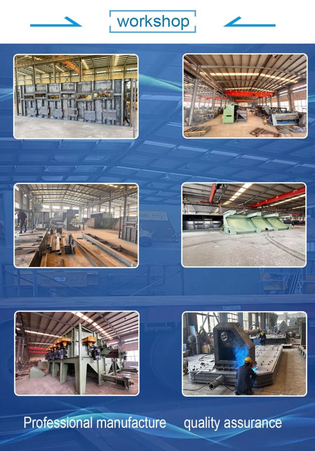 Horizontal Revolving Door Type Coil Rod Shot Blasting Machine with Wire Production