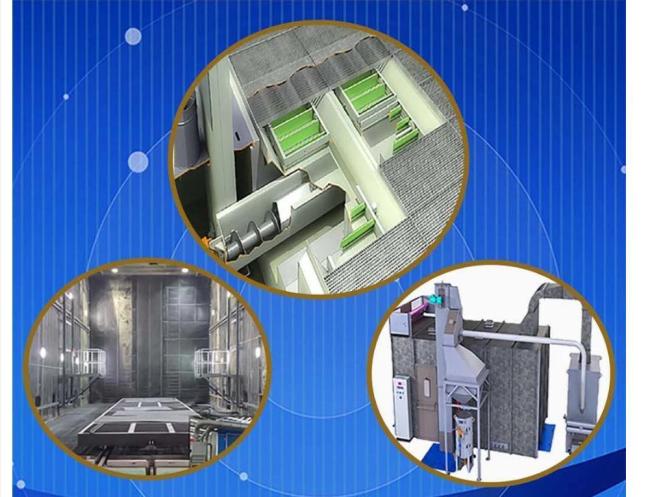 Automatic Recycling Sand Blasting Room for All Kinds of Castings