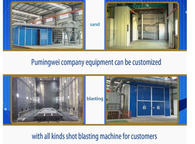 All Kinds of Sandblasting Rooms for Cleaning Workpiece