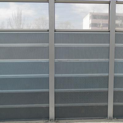 China Highway 100% Virgin Acrylic Sheet Noise Sound Barrier Fence Translucent for sale