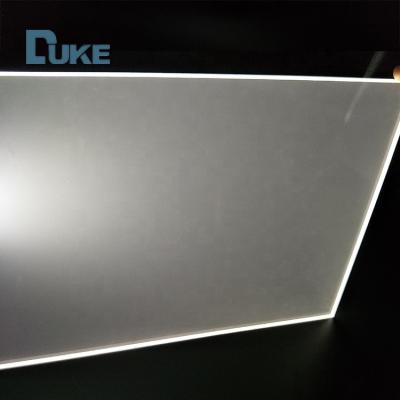 China 1.8mm 2mm 2.5mm Edge Lit Acrylic Sheets LED Light Guide Plate Acid Alkali Resistant for sale