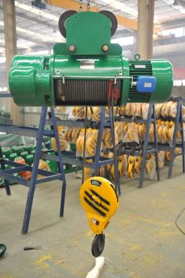 China Large Lifting Capacity Electric Wire Rope Hoist , Single Speed Electric Trolley Hoist for sale