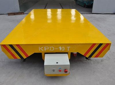 China Platform Structure Electric Transfer Cart 0-30 m/min Adjustable Running Speed for sale